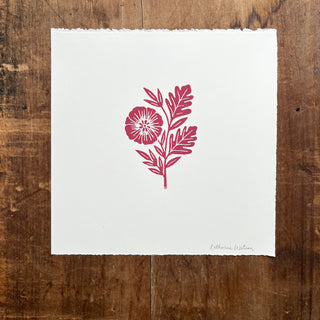 Hand Block Printed Art Print - No. 616
