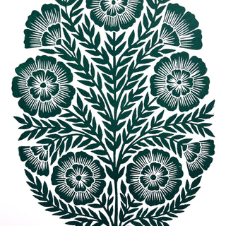 Hand Block Printed Art Print - No. 620
