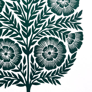 Hand Block Printed Art Print - No. 620