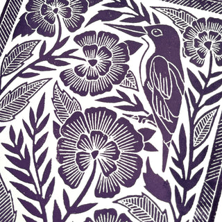 Hand Block Printed Art Print - No. 621