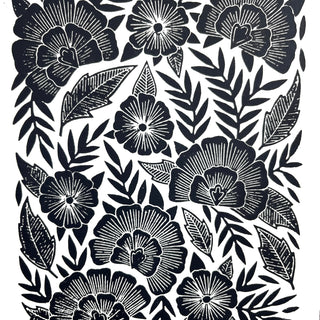 Hand Block Printed Art Print - No. 624