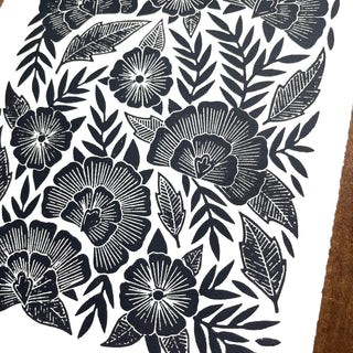 Hand Block Printed Art Print - No. 624