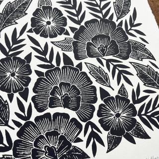 Hand Block Printed Art Print - No. 627