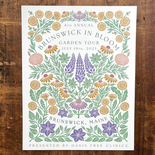 Brunswick in Bloom 2025 Poster - 11"x14"