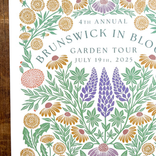 Brunswick in Bloom 2025 Poster - 11"x14"