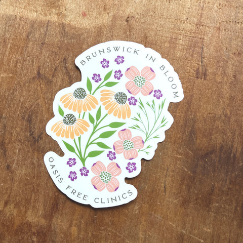 Brunswick in Bloom Sticker