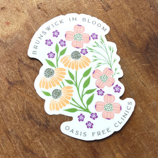 Brunswick in Bloom Sticker