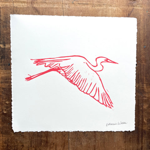 SECONDS : Hand Block Printed Art Print - No. 5751