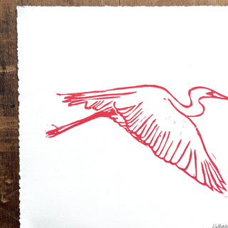 SECONDS : Hand Block Printed Art Print - No. 5751
