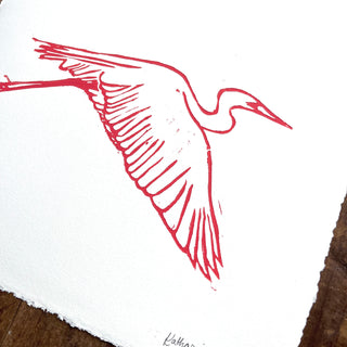 SECONDS : Hand Block Printed Art Print - No. 5751