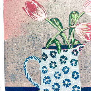 Violet's Test Reduction Print : Tulips No. 2