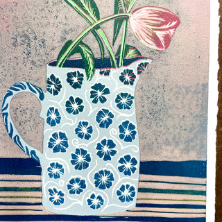 Violet's Test Reduction Print : Tulips No. 2