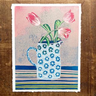 Violet's Test Reduction Print : Tulips No. 2