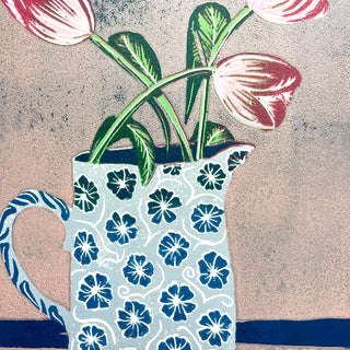 Violet's Test Reduction Print : Tulips No. 3
