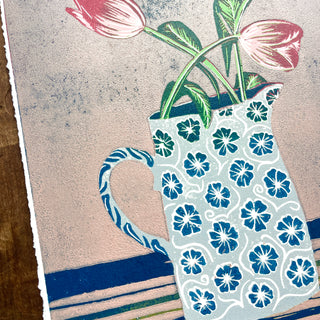 Violet's Test Reduction Print : Tulips No. 3
