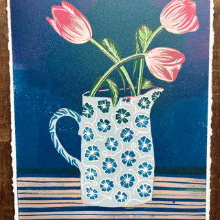 Violet's Test Reduction Print : Tulips No. 4