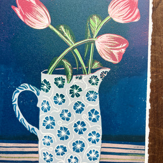 Violet's Test Reduction Print : Tulips No. 4