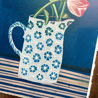 Violet's Test Reduction Print : Tulips No. 4