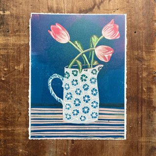Violet's Test Reduction Print : Tulips No. 5
