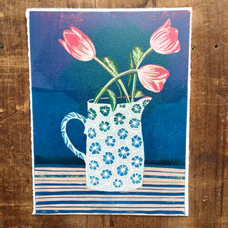 Violet's Test Reduction Print : Tulips No. 6