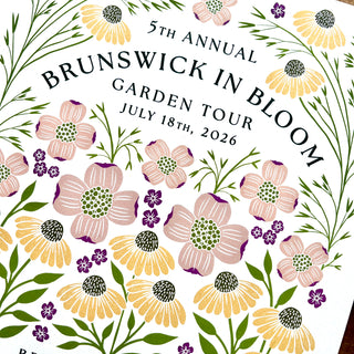 Brunswick in Bloom 2026 Poster - 11"x14"
