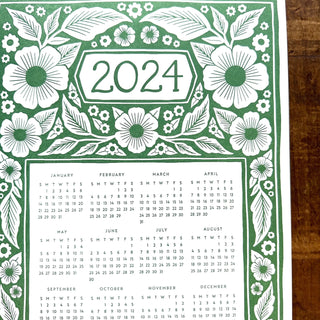 2024 Letterpress Calendar - LPC24