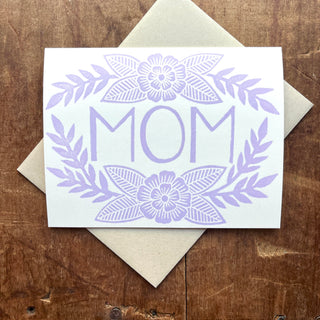 "Mom," Greeting Card