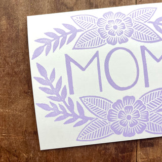 "Mom," Greeting Card