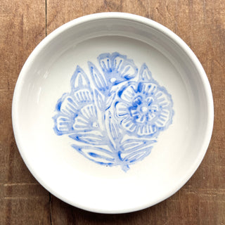 SECONDS: Block Printed Ceramic Dish - No. 6040