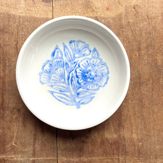 SAMPLE: Block Printed Ceramic Dish - No. 6043