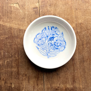 SAMPLE: Block Printed Ceramic Dish - No. 6044