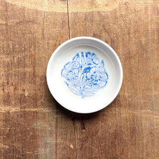 SAMPLE: Block Printed Ceramic Dish - No. 6044