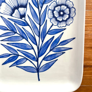 SECONDS : Hand Painted Ceramic Tray - No. 6012