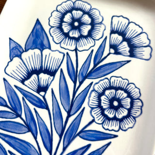 SECONDS : Hand Painted Ceramic Tray - No. 6012