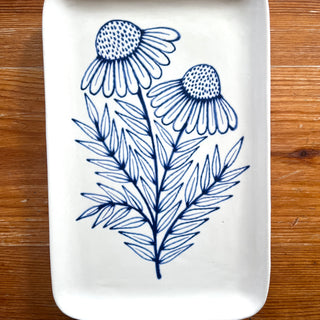 SECONDS : Hand Painted Ceramic Tray - No. 6014
