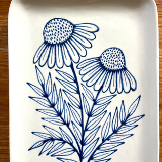 SECONDS : Hand Painted Ceramic Tray - No. 6014