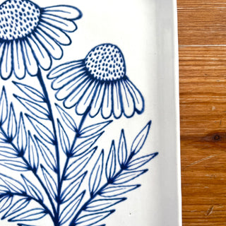 SECONDS : Hand Painted Ceramic Tray - No. 6014