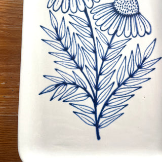 SECONDS : Hand Painted Ceramic Tray - No. 6014