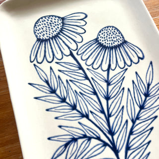 SECONDS : Hand Painted Ceramic Tray - No. 6014