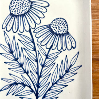 SECONDS : Hand Painted Ceramic Tray - No. 6014