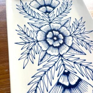 Hand Painted Ceramic Tray - No. 6015