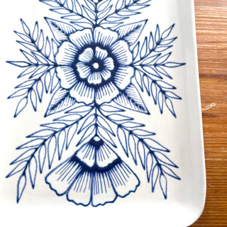 Hand Painted Ceramic Tray - No. 6015