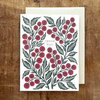 "Thank You," Greeting Card
