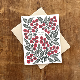 "Thank You," Greeting Card