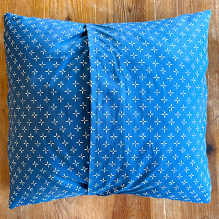 Hand Quilted Denim Pillow