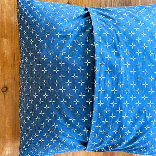 Hand Quilted Denim Pillow