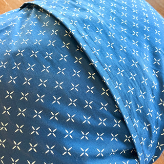 Hand Quilted Denim Pillow