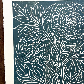 SECONDS : Hand Block Printed Art Print - No. 5770
