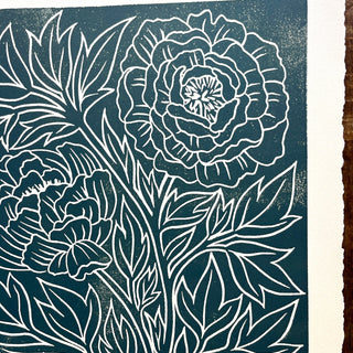 SECONDS : Hand Block Printed Art Print - No. 5770