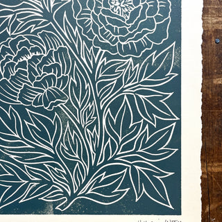 SECONDS : Hand Block Printed Art Print - No. 5770